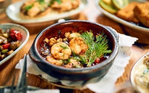 Die Gambas in Knoblauch schmecken besonders gut / ©Marc Sill