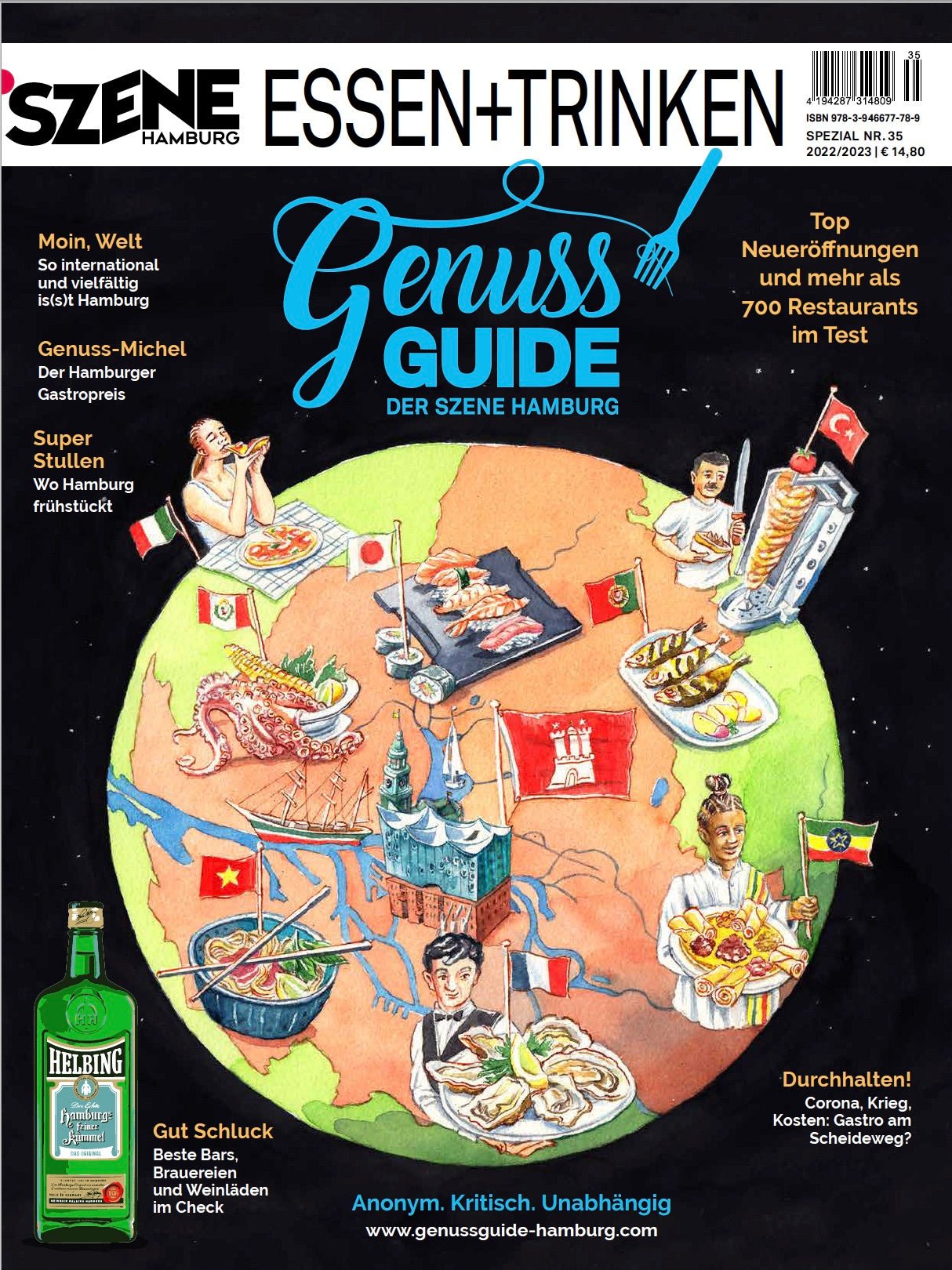 Cover des Genuss-Guides 2022