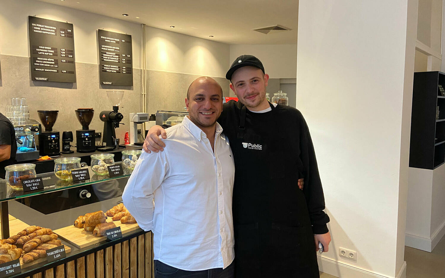 Argin (l.) und Constantin von den Public Coffee Roasters / ©Johanna Zobel
