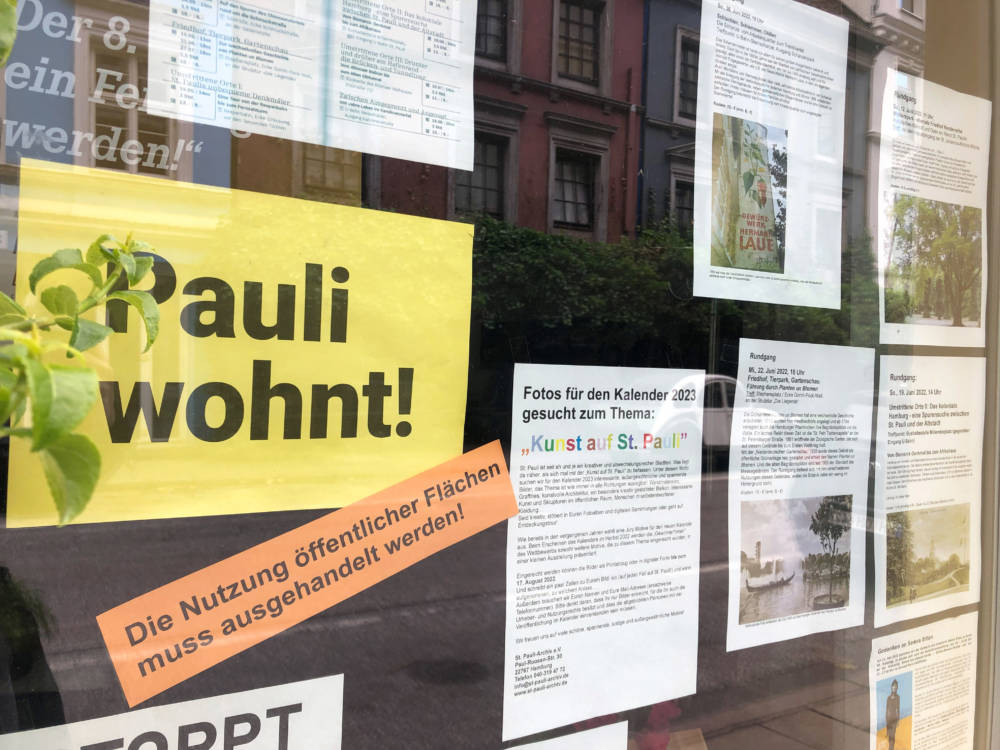 Die Initiative „Pauli wohnt“ möchte sich für die Bewohner des Stadtteils einsetzen und hat klare Forderungen / ©Karoline Gebhardt