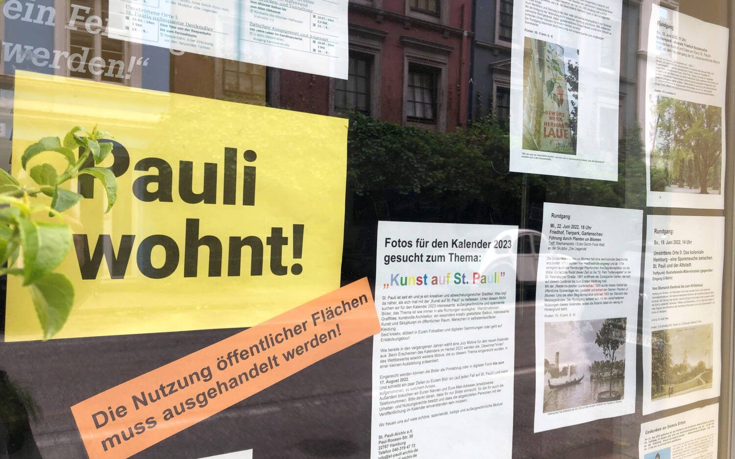 Die Initiative „Pauli wohnt“ möchte sich für die Bewohner des Stadtteils einsetzen und hat klare Forderungen / ©Karoline Gebhardt