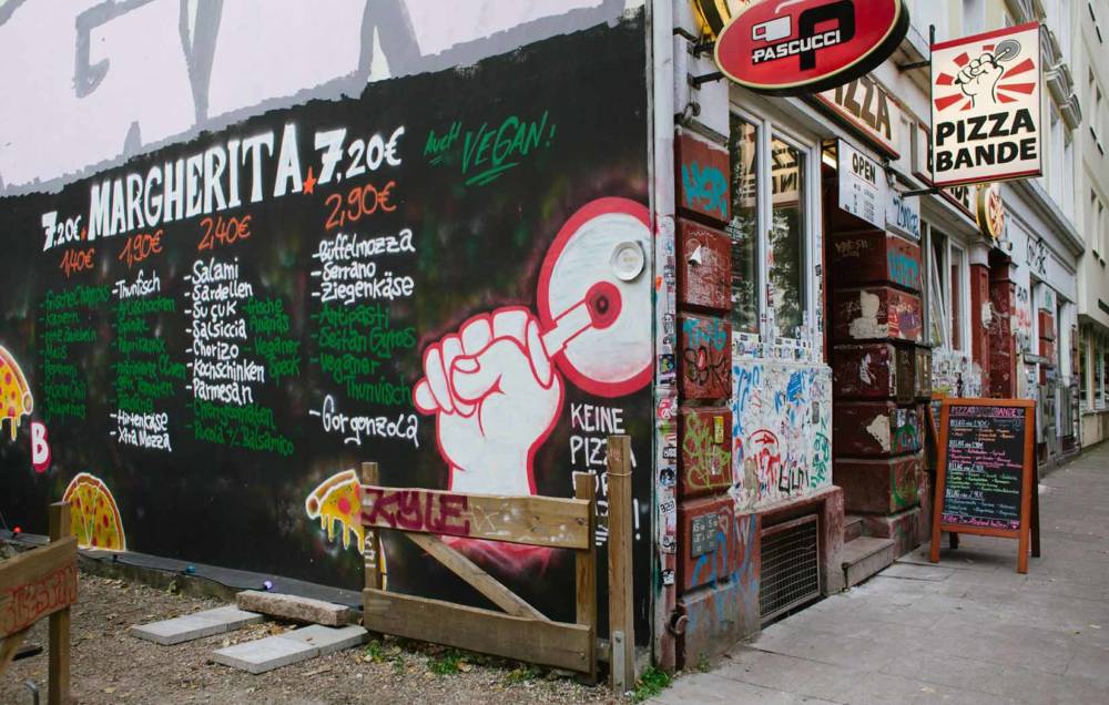 Die Pizza Bande ist eine lässige Adresse an der Grenze zu St. Pauli / ©David Strüning