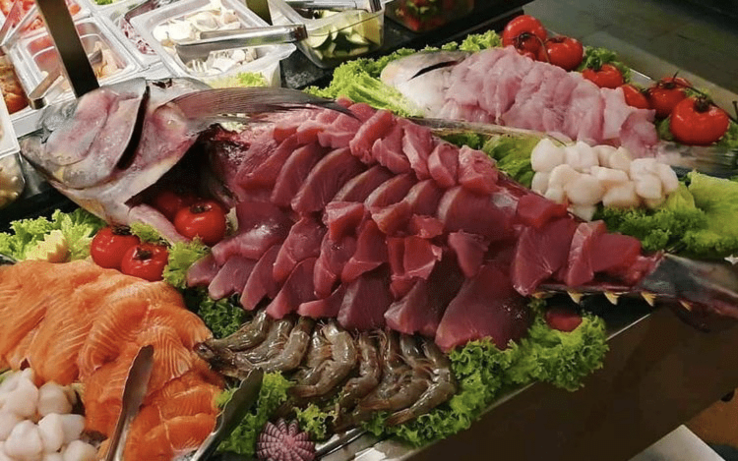 Eine beeindruckende Auswahl an Sashimi / ©Copper House