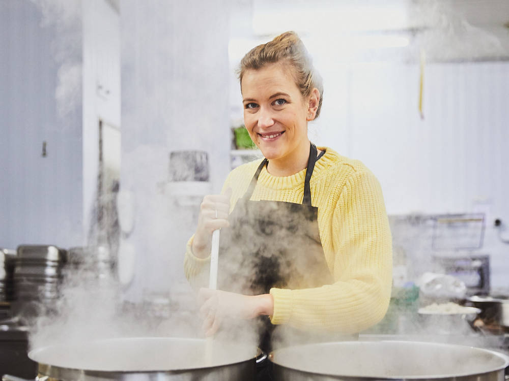 Hat sich das Kochen selbst beigebracht: Alexandra Kleber / ©one lunch