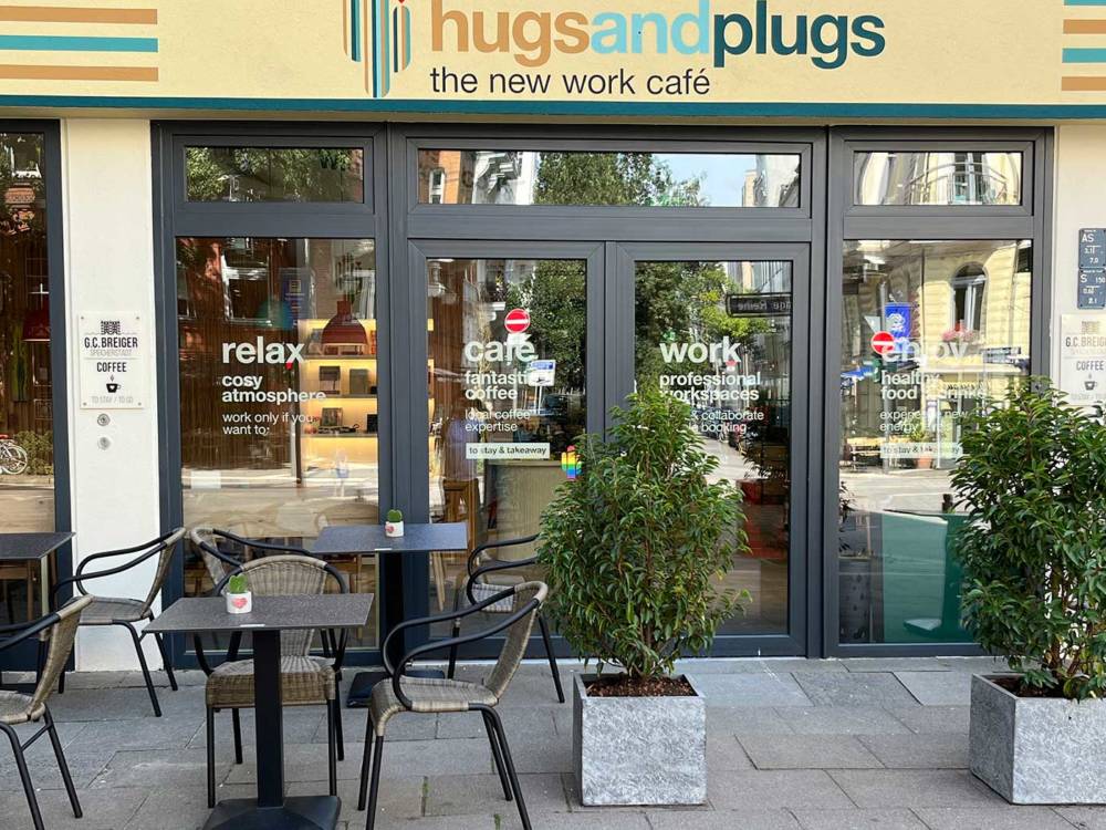 hugsandplugs ist das neue Work Café in St. Georg / ©hugsandplugs