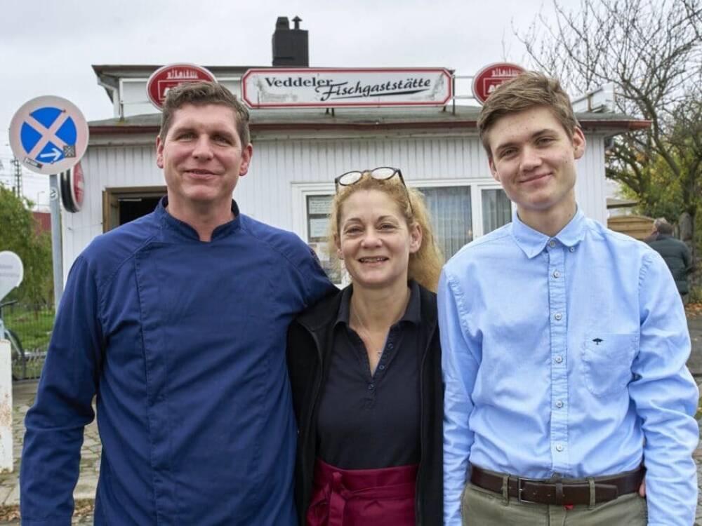 Inhaber Christian Butzke mit seiner Familie / ©Marc Sill