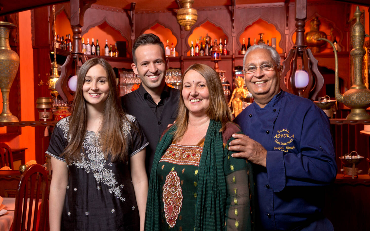 Jaspal Singh und seine Familie vom Ashoka / ©Stefan Malzkorn