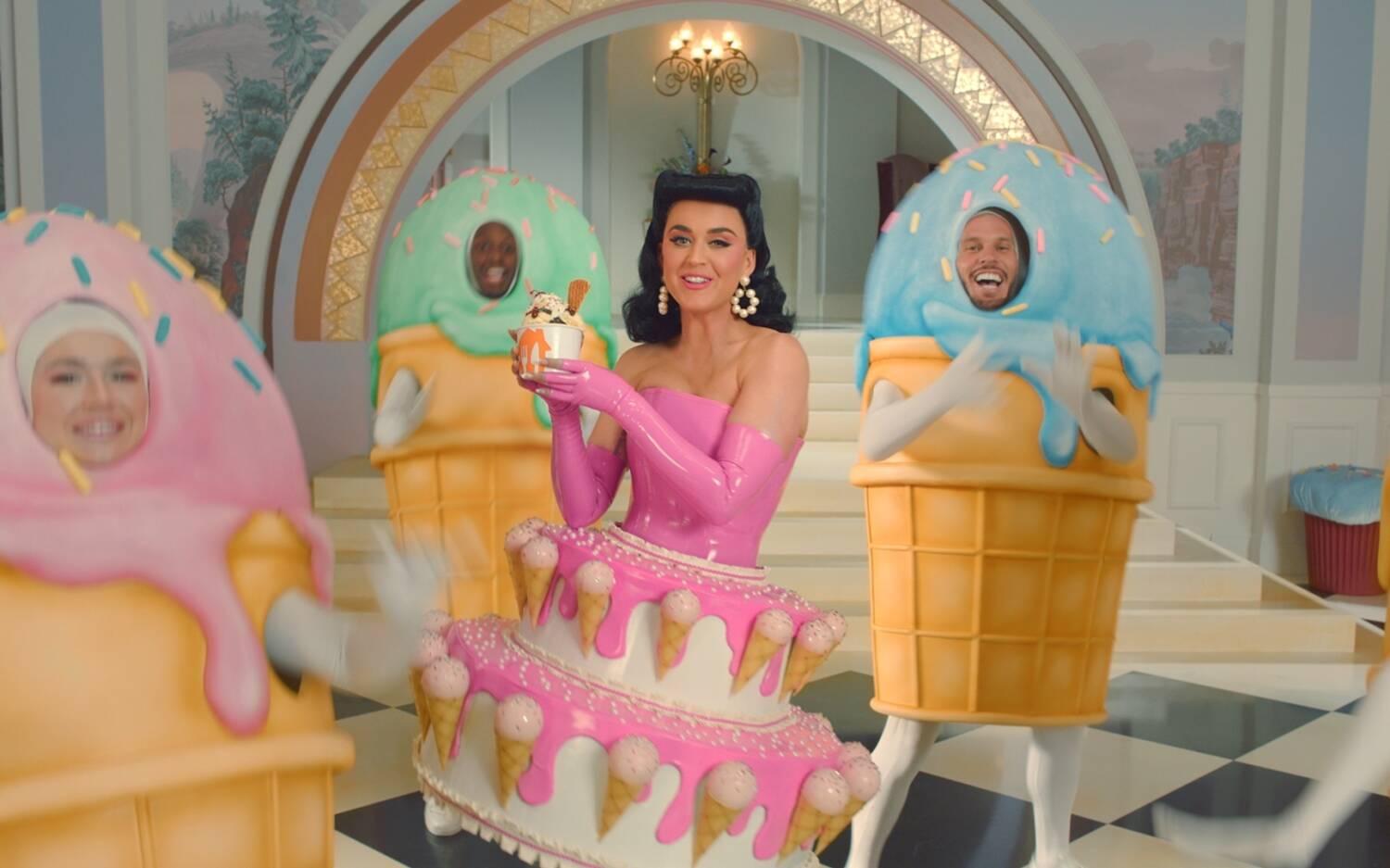 Katy Perry ist das Gesicht der neuen 360°-Kampagne von Lieferando / ©Lieferando