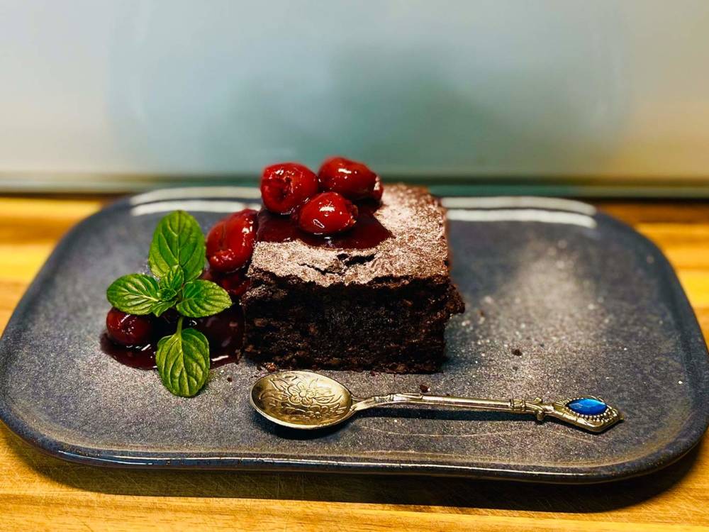 Leckere Brownies ganz ohne Zuckerzusatz im Sugarfree Café /©SEnso Fotografie