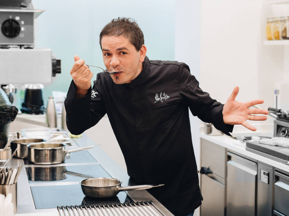 Matteo Ferrantino (43) aus Italien, Inhaber bianc und pan con tomate / ©Julia Schumacher