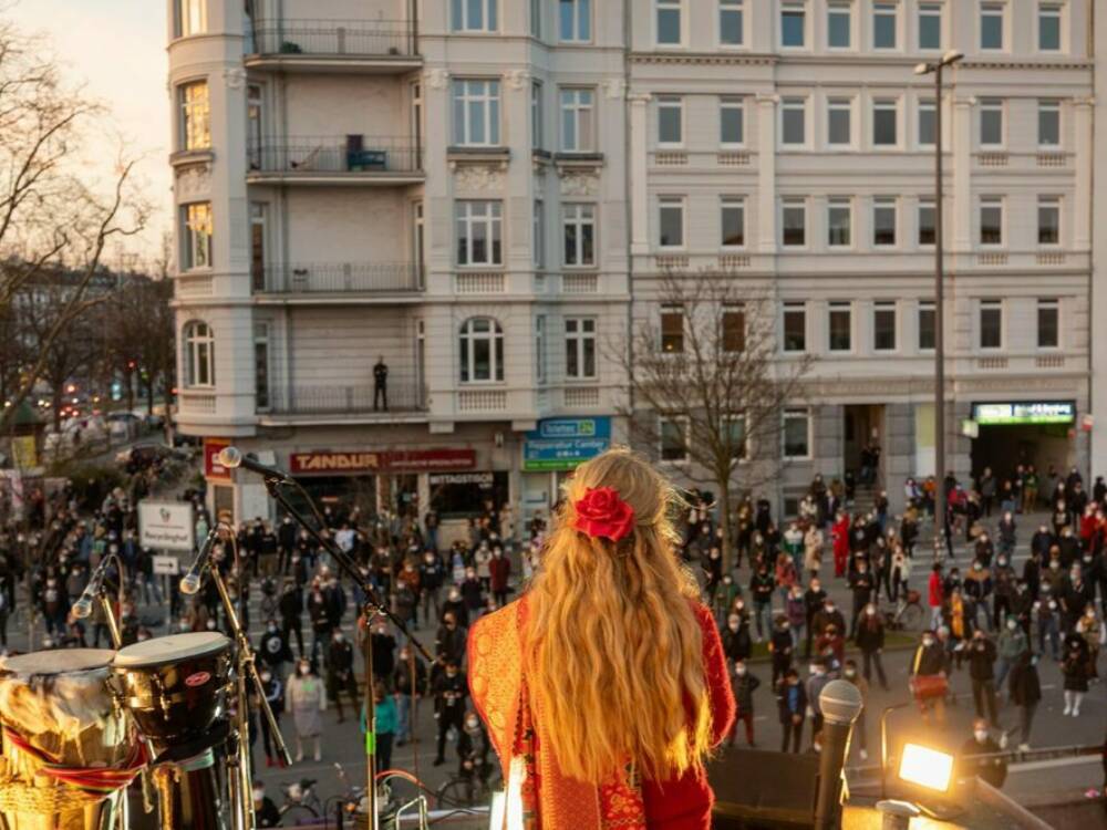 Mit Konzerten versuchte das Maharaja, das Viertel zu mobilisieren / ©Sebastian Linke