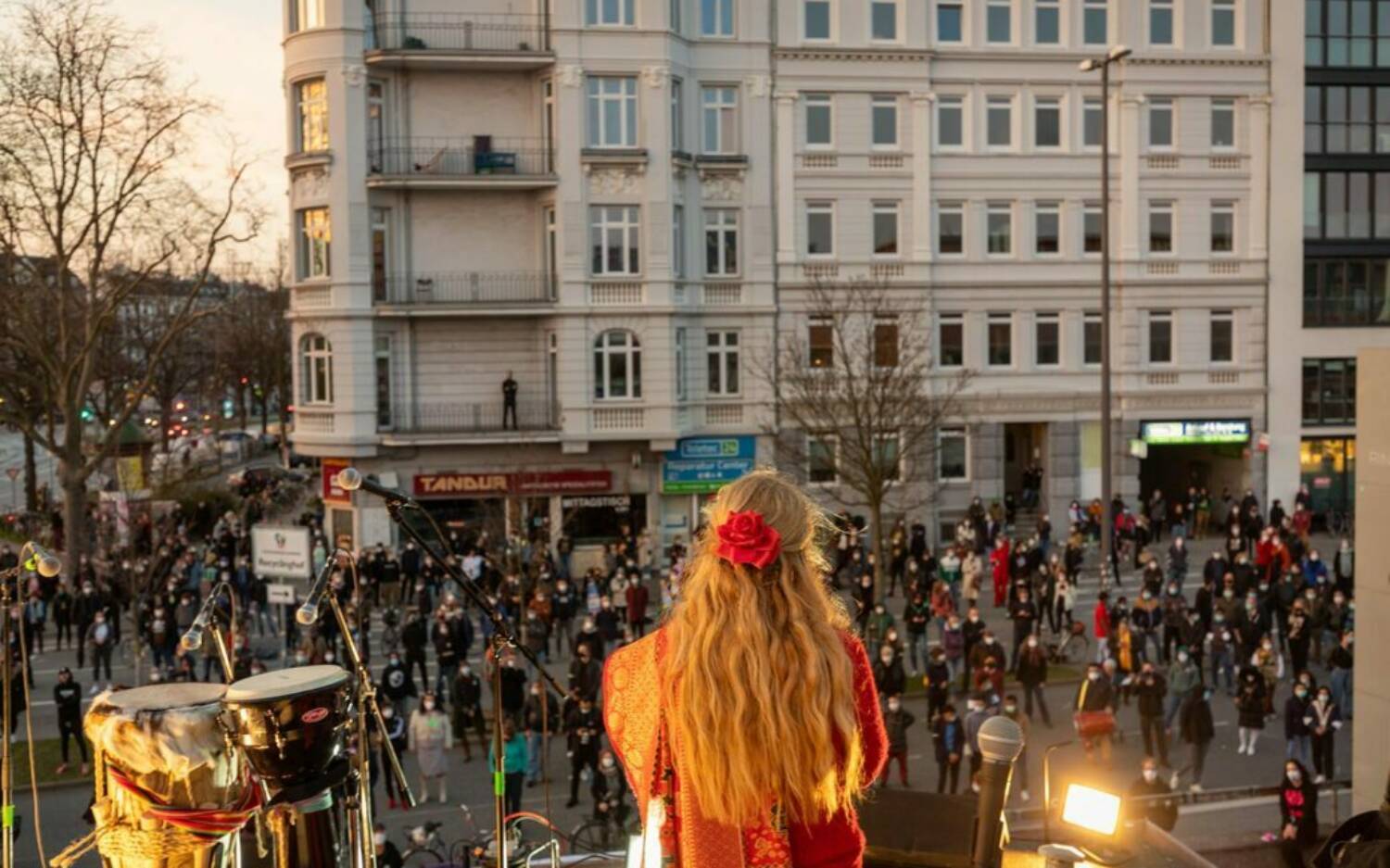 Mit Konzerten versuchte das Maharaja, das Viertel zu mobilisieren / ©Sebastian Linke