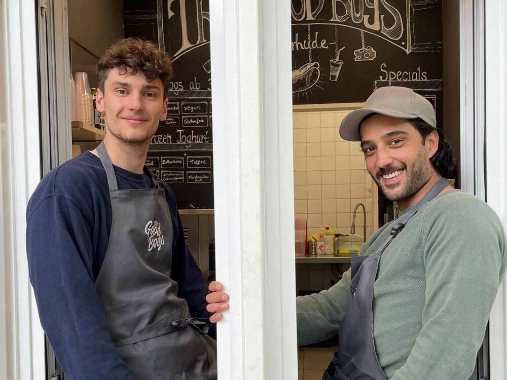 Tim Schneider und Can Özkaya haben gemeinsam die Good Boys gegründet / ©The Good Boys