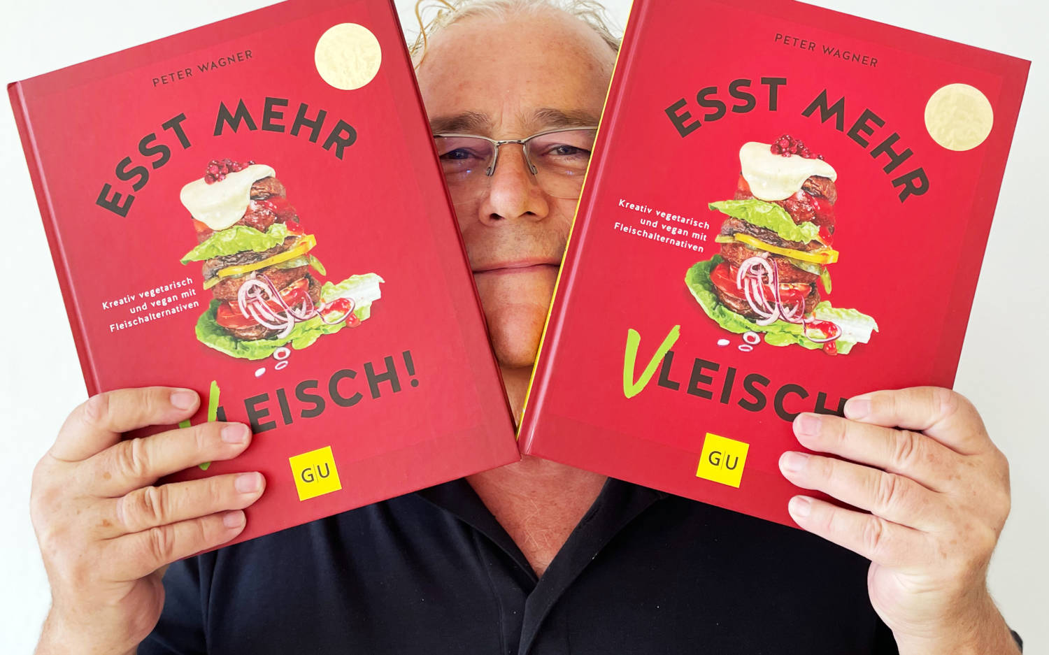 Peter Wagners neuestes Kochbuch: „Esst mehr Vleisch!“ Fleischgerichte ohne Fleisch, dafür mit pflanzlichen Alternativen 
