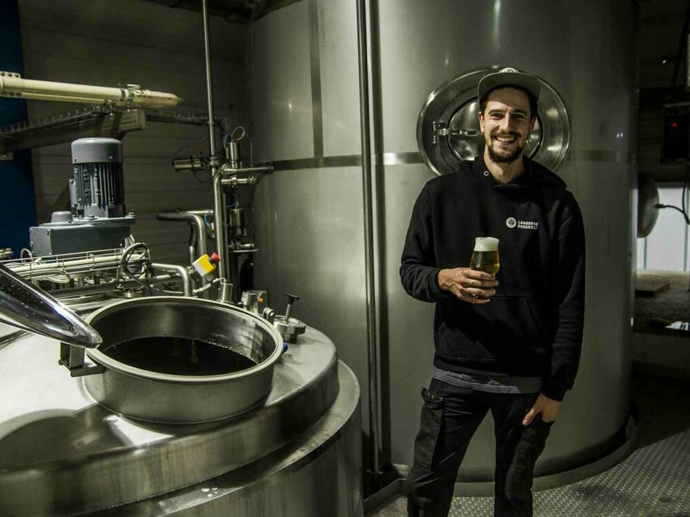 Sascha Bruns, Brauer und Mitgesellschafter bei der Landgang Brauerei, musste aufgrund der Krise Konsequenzen ziehen / ©Landgang Brauerei