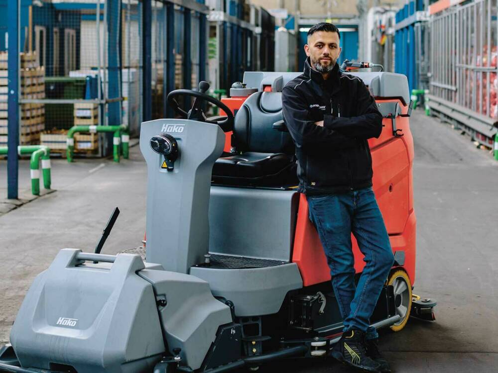 Sorgt für Ordnung auf dem Hamburger Großmarkt: Matin Kabiri / ©Jakob Börner