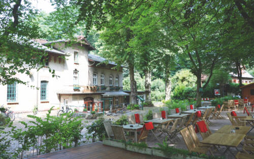 Im Restaurant Alte Mühle Bergstedt speist es sich idyllisch direkt am Mühlenteich / ©Alte Mühle Bergstedt