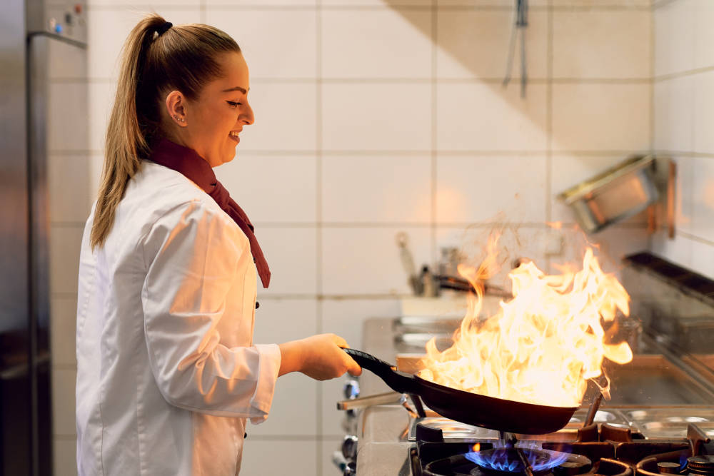 In der Küche des kroatischen Restaurants Tunici in Barmbek-Nord geht es heiß her /©Marc Sill