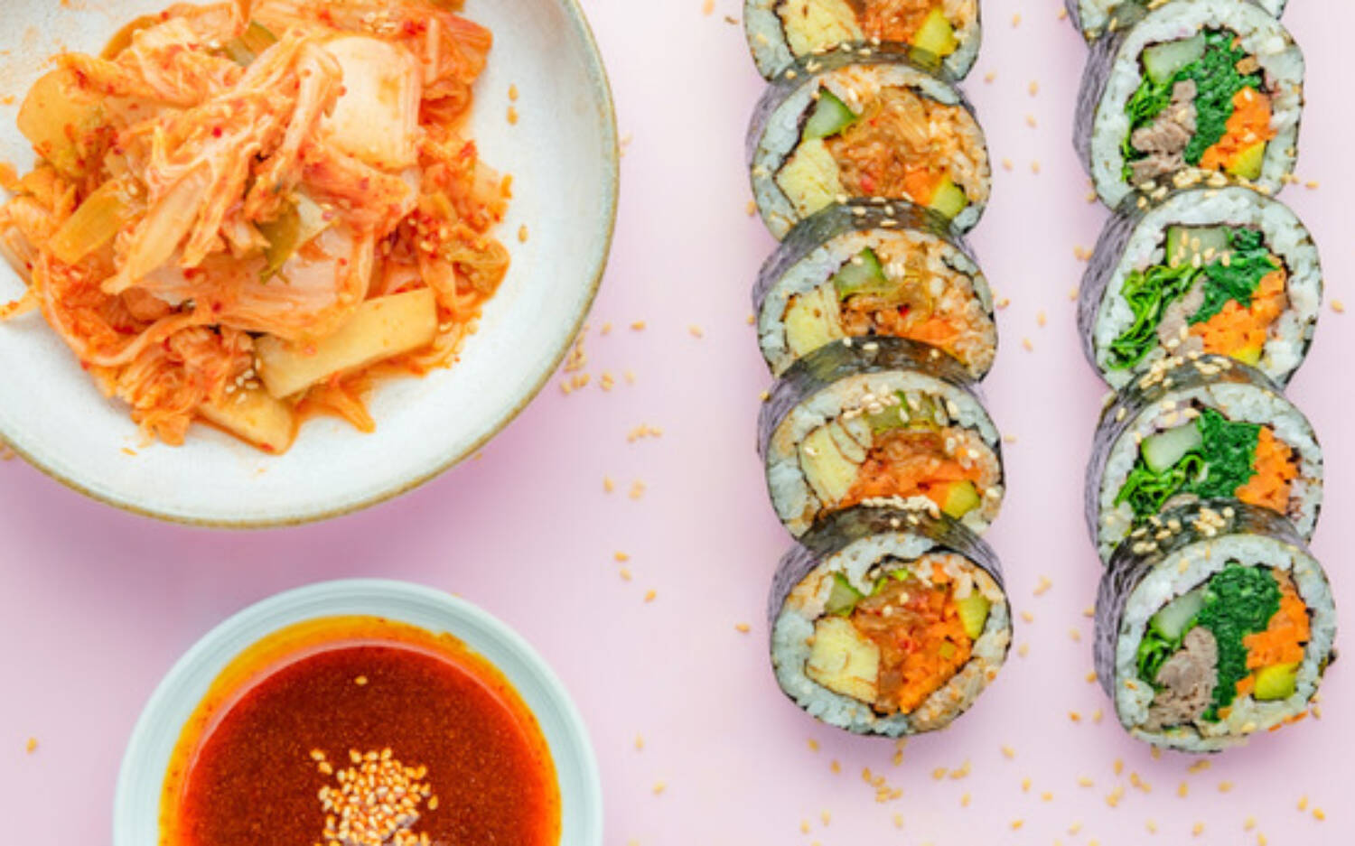 Bballi Kimbap serviert gesunde Reisrollen, Kimchi und Köstlichkeiten der südkoreanischen Küche  / ©Gabrielle dos Santos/Jasper Erich