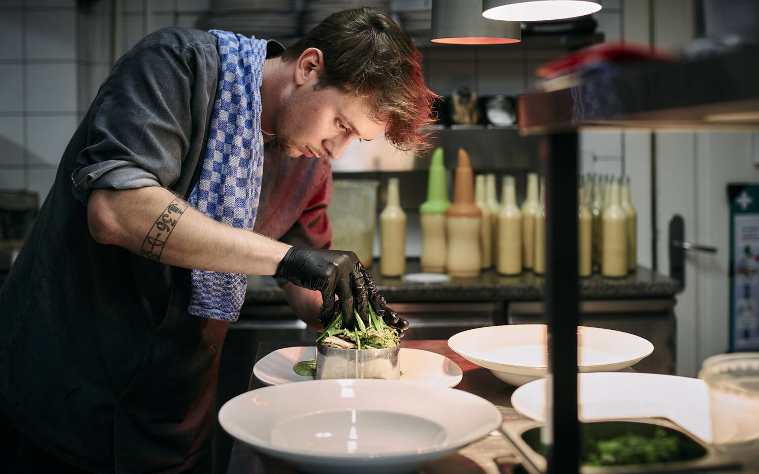 Die Teller werden im Bistro Engelke mit viel Liebe zum Detail angerichtet / ©Marc Sill