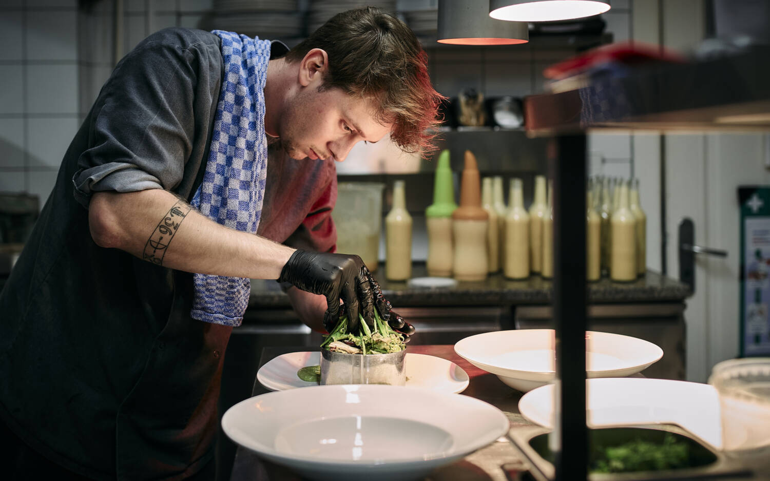 Die Teller werden im Bistro Engelke mit viel Liebe zum Detail angerichtet / ©Marc Sill