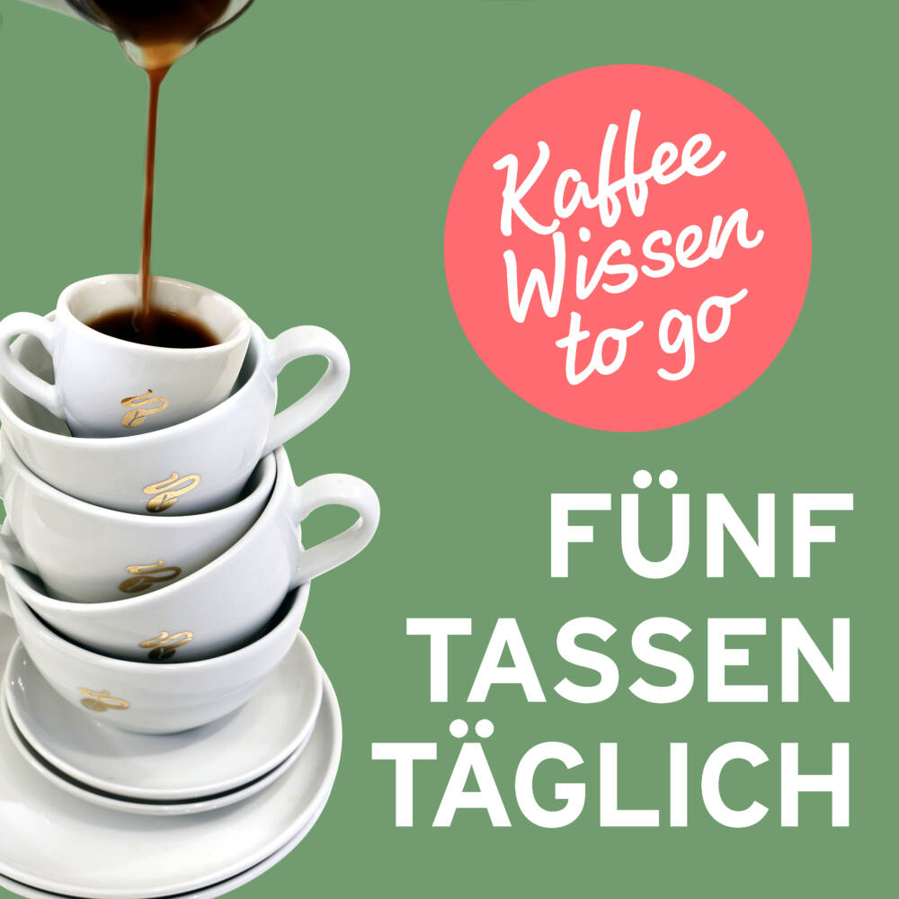 Im Podcast „Fünf Tassen täglich. Kaffee-Wissen to go“ gibt’s spannende Kaffee-Infos auf die Ohren! / ©Tchibo