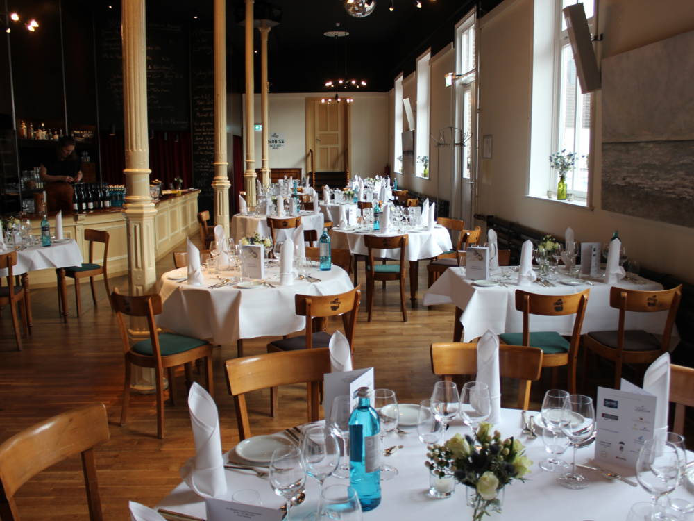 Im Restaurant Zur Erholung fand eins der letzten Dinner des Schleswig-Holstein Gourmet Festival statt / ©Susanne Plaß