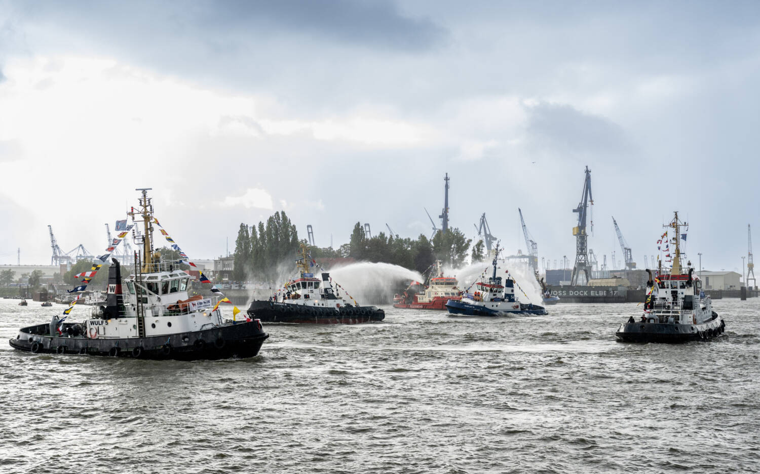 Auch 2023 tanzen die Schlepper wieder beim Hamburger Hafengeburtstag / ©Hamburg Messe und Congress