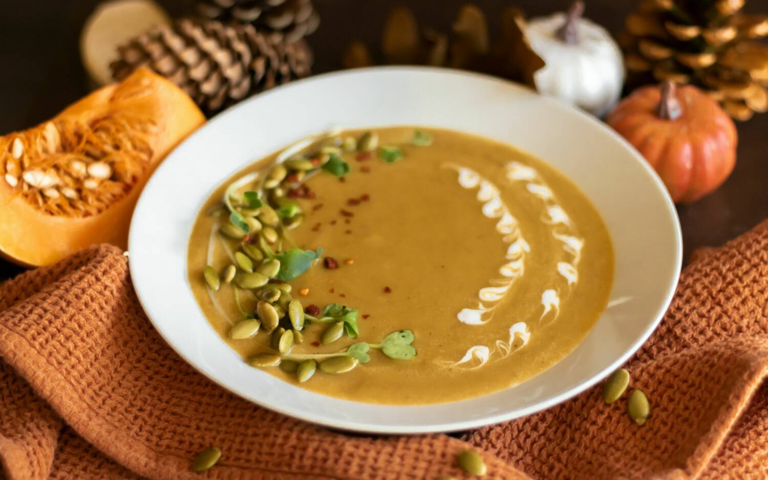 Kürbiscremesuppe / ©Unsplash/James Hardman