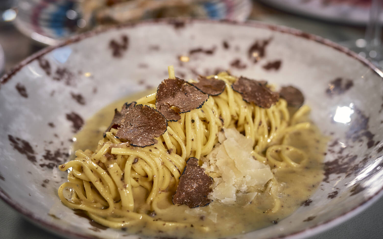 Trüffelpasta in der Trattoria de Flaviis in Lüneburg / ©Marc Sill