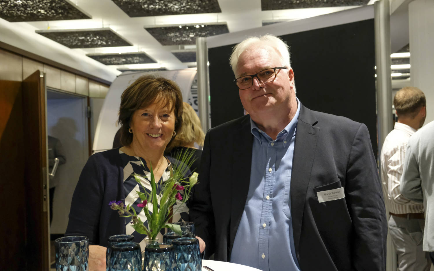 Martin Röhrbein, Geschäftsführer der Walsroder Zeitung, kam gemeinsam mit seiner Frau Christiane / ©Johanna Sprave