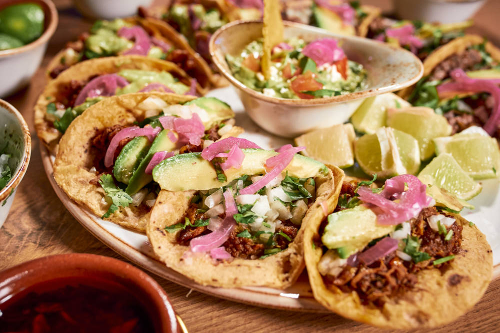 Bunte Taco-Platte im Café México / ©Mark Sill