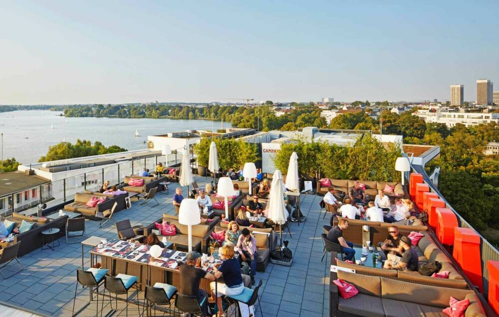 Chillen auf hohem Niveau in der Campari Lounge / ©The George Hotel