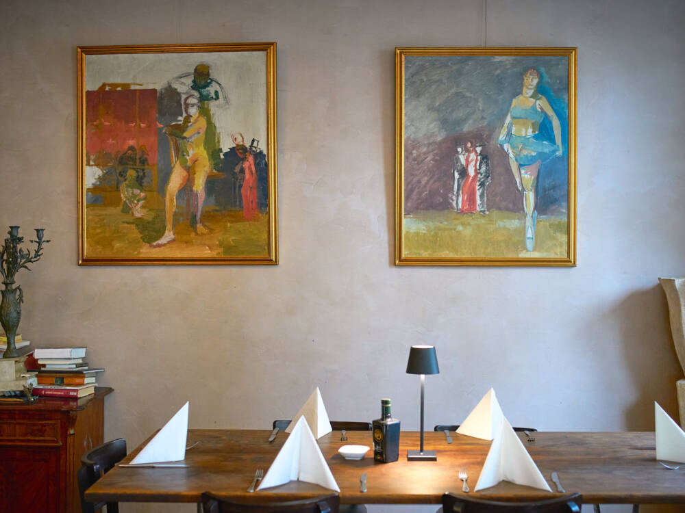 Speisen neben Kunstwerken im San Michele / ©Marc Sill