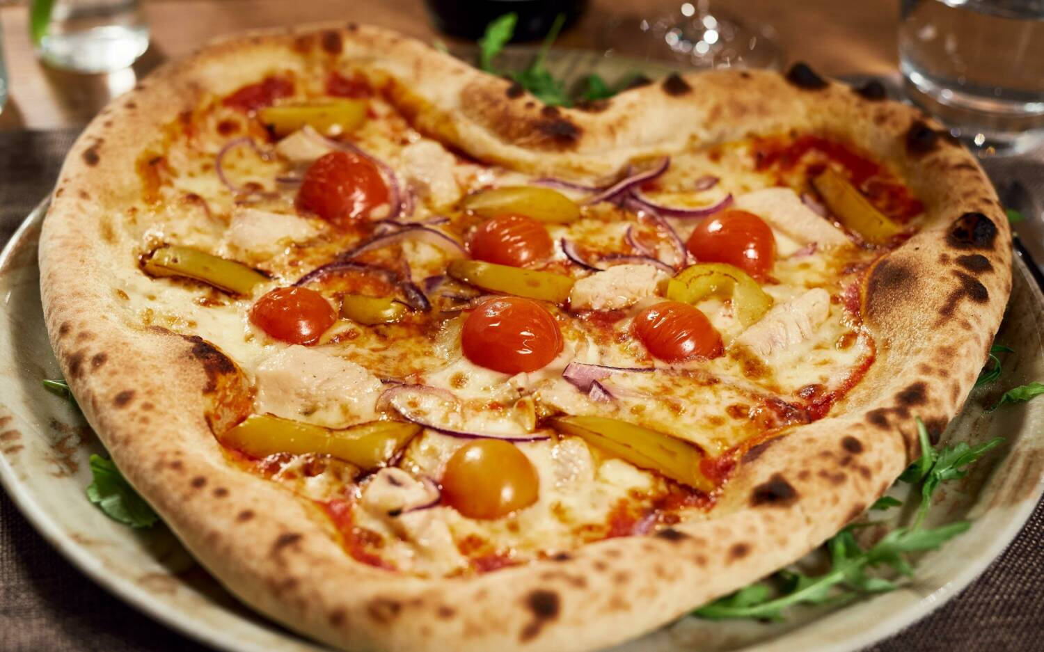 Auch die Pizza schreit hier: amore! / ©Marc Sill