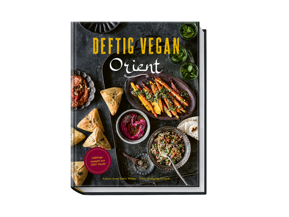 Frisch im Handel: das Kochbuch „Deftig Vegan Orient“ / ©Becker Joest Volk Verlag