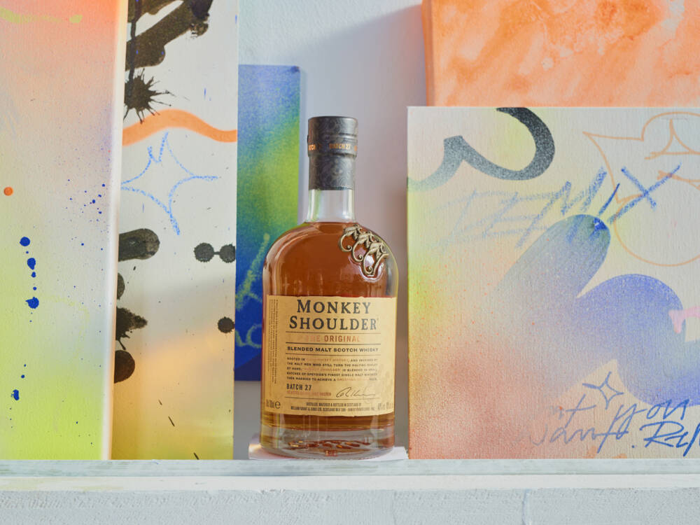 Passt gut zusammen: Kunst und Whisky / ©Monkey Shoulder