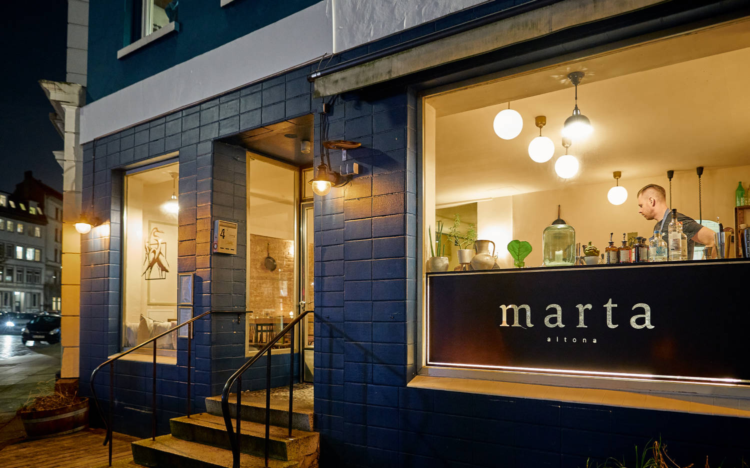Das Restaurant Marta am Spritzenplatz in Ottensen hat noch bis Jahresende geöffnet  / ©Marc Sill