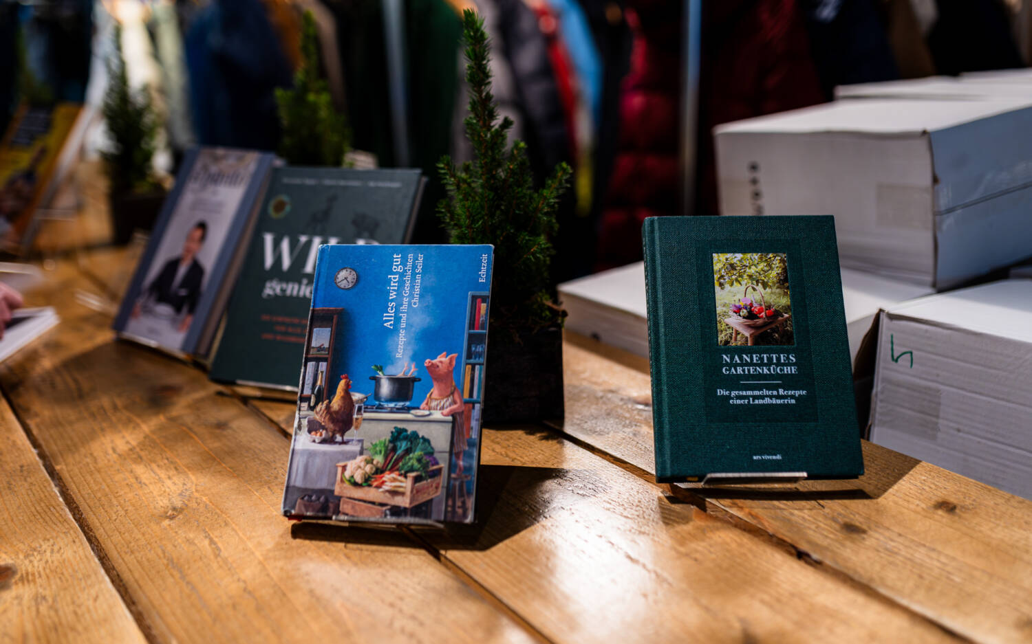 Beim Deutschen Kochbuchpreis gibt es zahlreiche Kochbücher / ©Sascha Rucks/Deutscher Kochbuchpreis