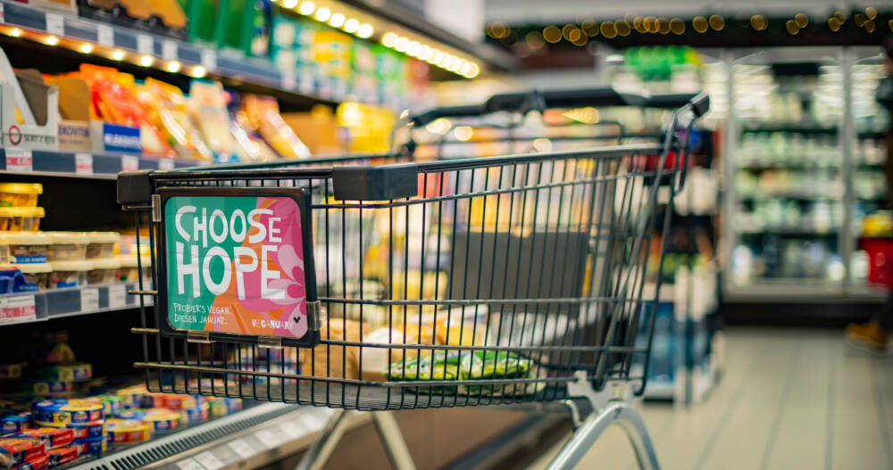 Auch im Supermarkt werden vegane Produkte immer beliebter / ©Veganuary
