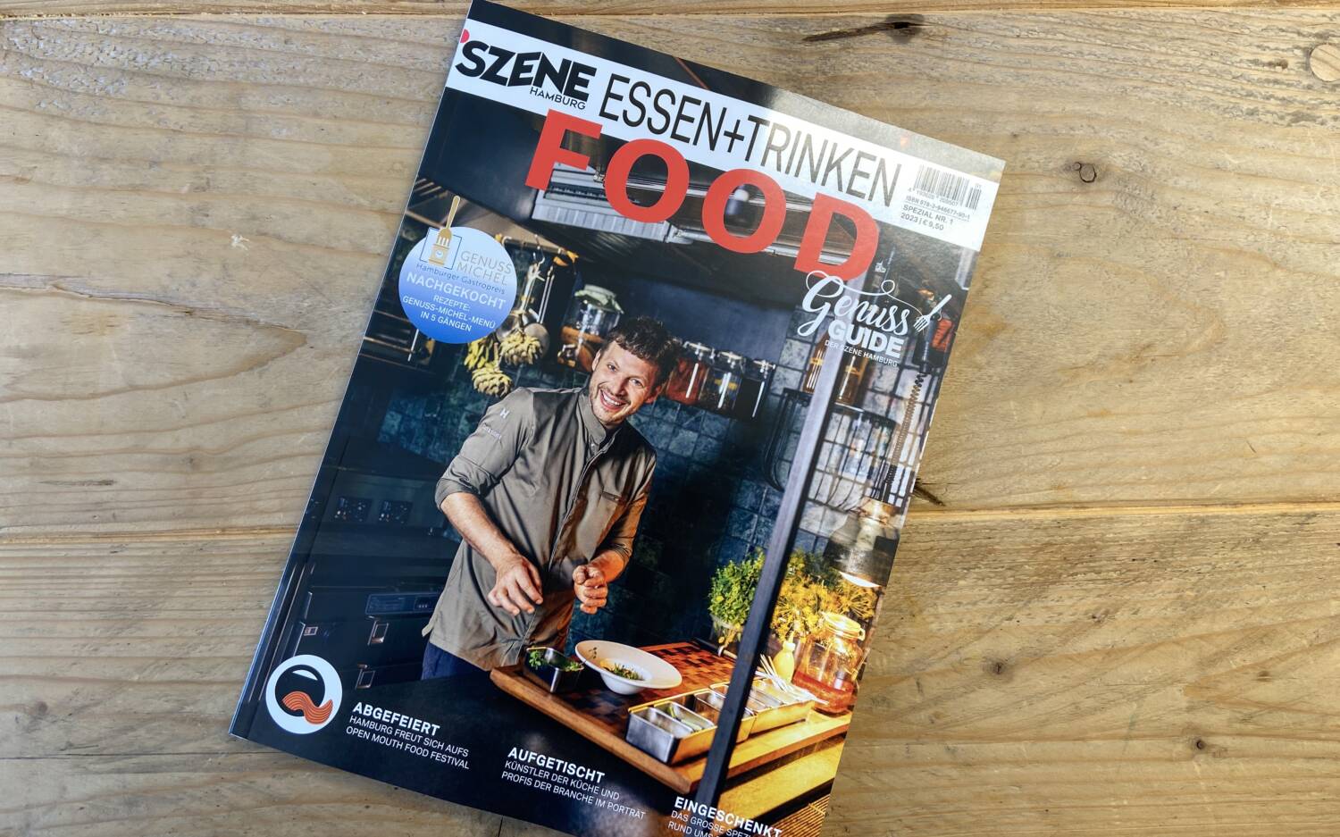 Das neue FOOD-Magazin der SZENE HAMBURG ESSEN+TRINKEN erscheint / ©Genuss-Guide
