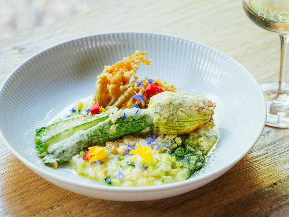 Risotto, Manchego und Zucchini harmonieren prächtig / ©Julia Schumacher