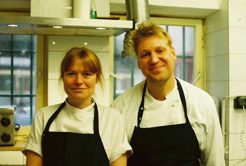 Pauline Diercks und Johan Lindloff zaubern wechselnde vegetarische Gerichte/ ©Tammy Kim Duong