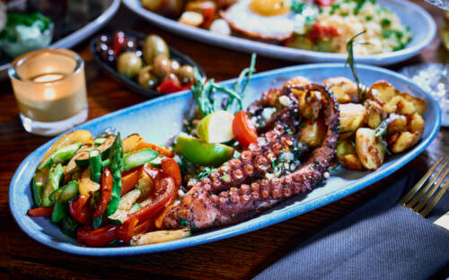 Portugiesische Küche ohne Oktopus? Unvorstellbar! Auch im Piri Piri kommt der Klassiker auf den Tisch / ©Marc Sill 