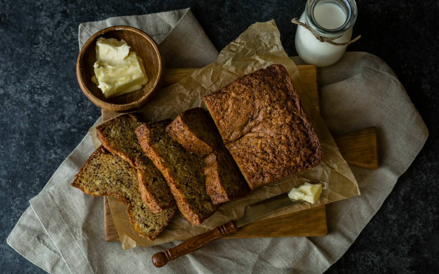 Das Leben isst schön überzeugt mit Bananenbrot / ©Unsplash/Whitney Wright