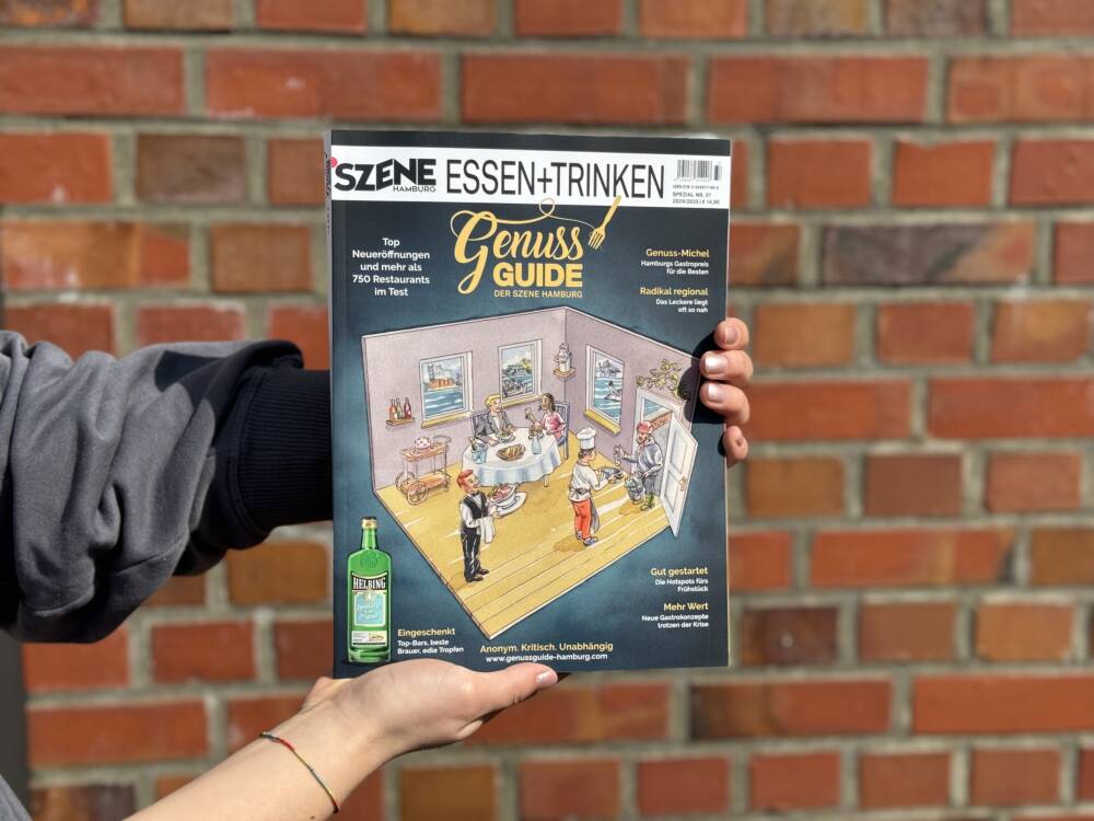 Der neue Genuss-Guide der SZENE HAMBURG ESSEN+TRINKEN ist erhältlich