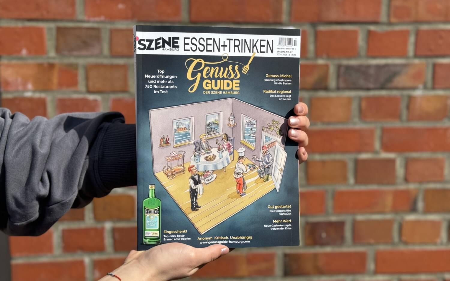 Der neue Genuss-Guide der SZENE HAMBURG ESSEN+TRINKEN ist erhältlich