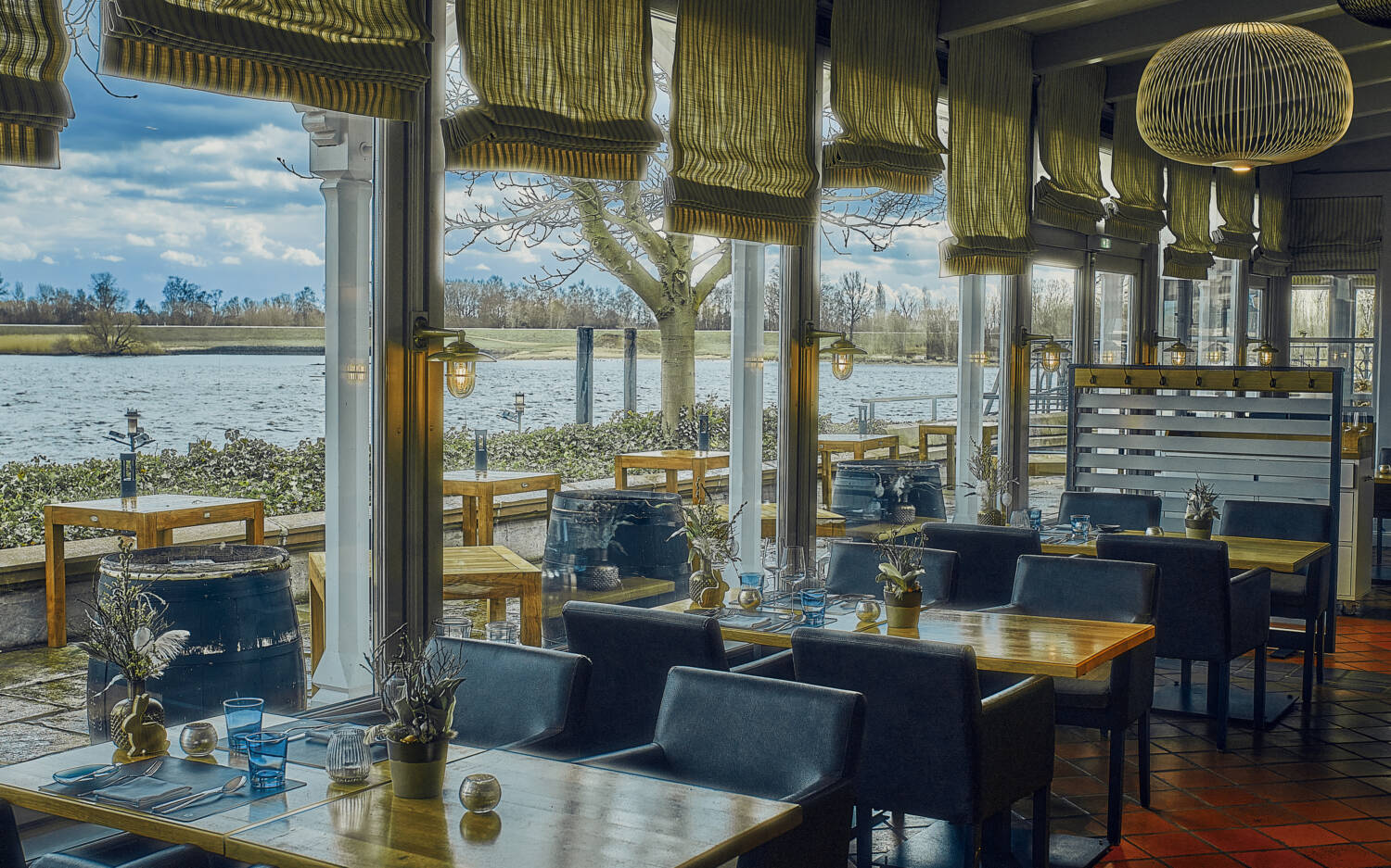 Gutbürgerliche Gerichte mit Ausblick: Heimatküche im Zollenspieker Fährhaus / ©Marc Sill