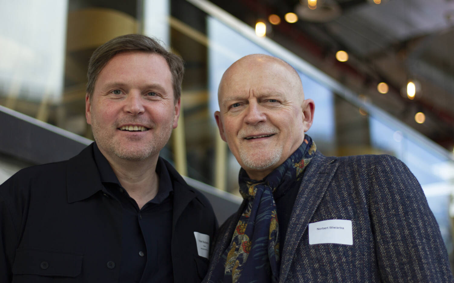 Hubert Neubacher, Inhaber Barkassen Meyer, mit Partner Norbert Wiwianka / ©Johanna Zobel