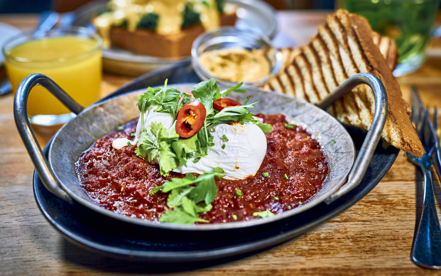 Das Shakshuka ist in der Rain Cafeatery ein Muss / ©Marc Sill